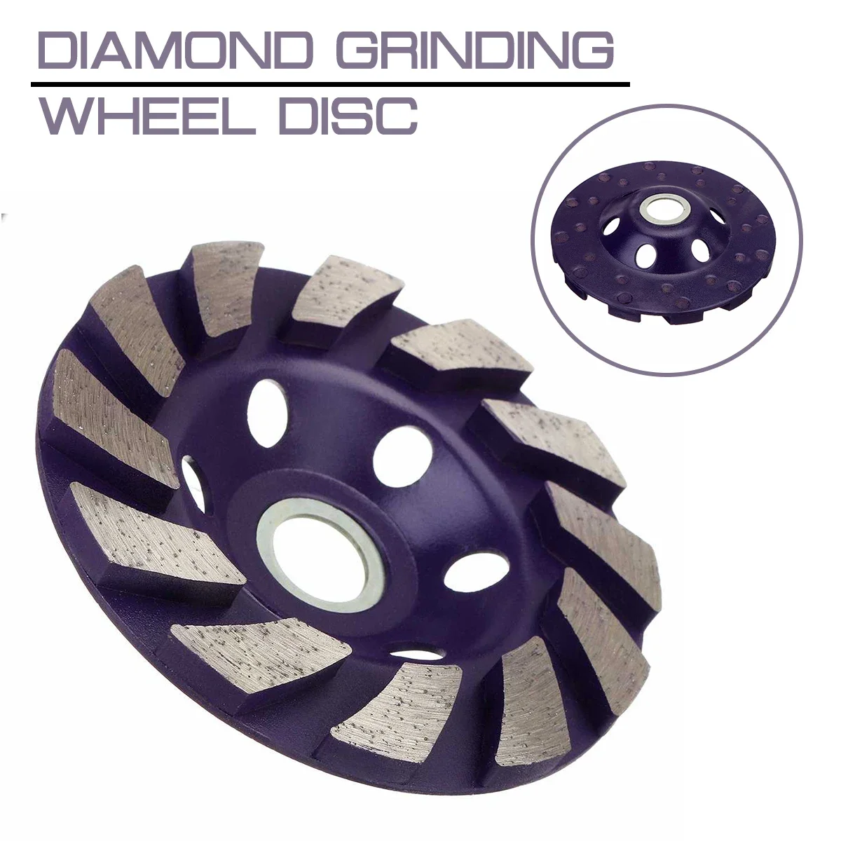 1pcs 4" 100mm Diamond Grinding Wheel Disc Bowl Shape Grinding Cup Stone Concrete Granite Ceramic Cutting Disc Piece Power Tools