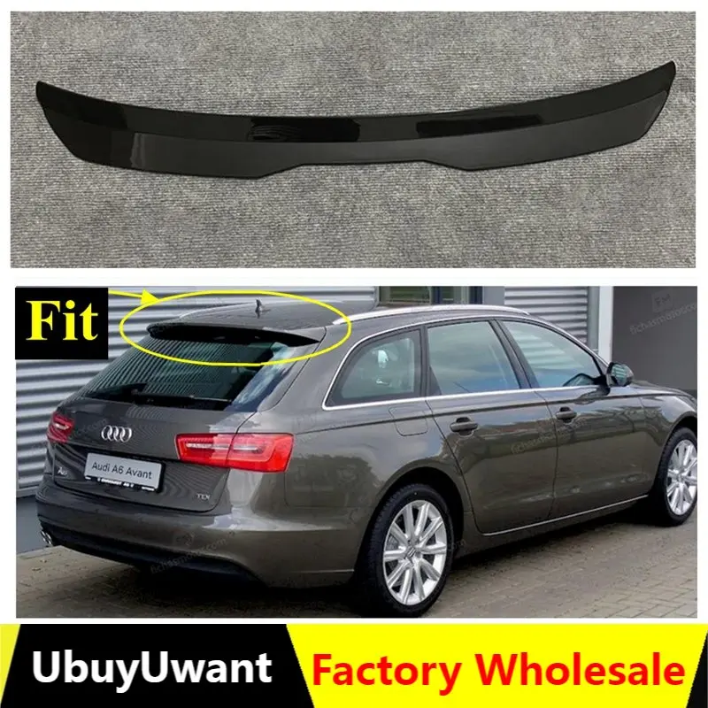 Heck Spoiler Dach Flügel Hochglanz Tuning Wing für Audi A6 C7 4G Avant  HF640-G