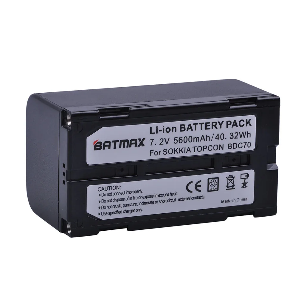 2Pcs 5600mAh BDC70 Li Ion Rechargeable Battery for SOKKIA / TOPCON BDC70 FOR Total Station / GPS Receivers - 44