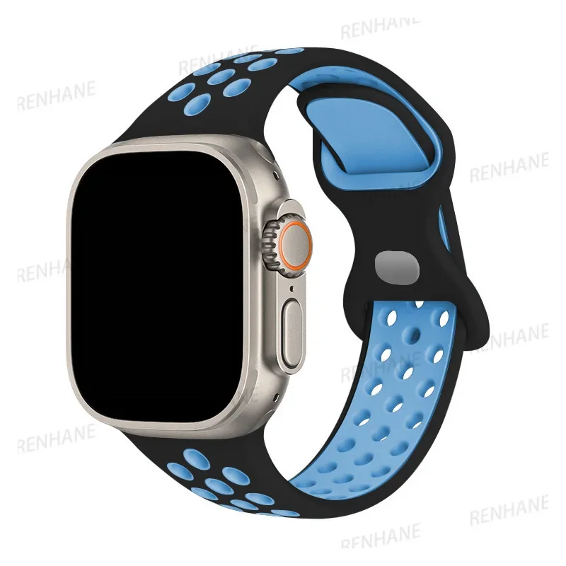 Breathable Silicone Watch Strap Bracelet - Universal Fit