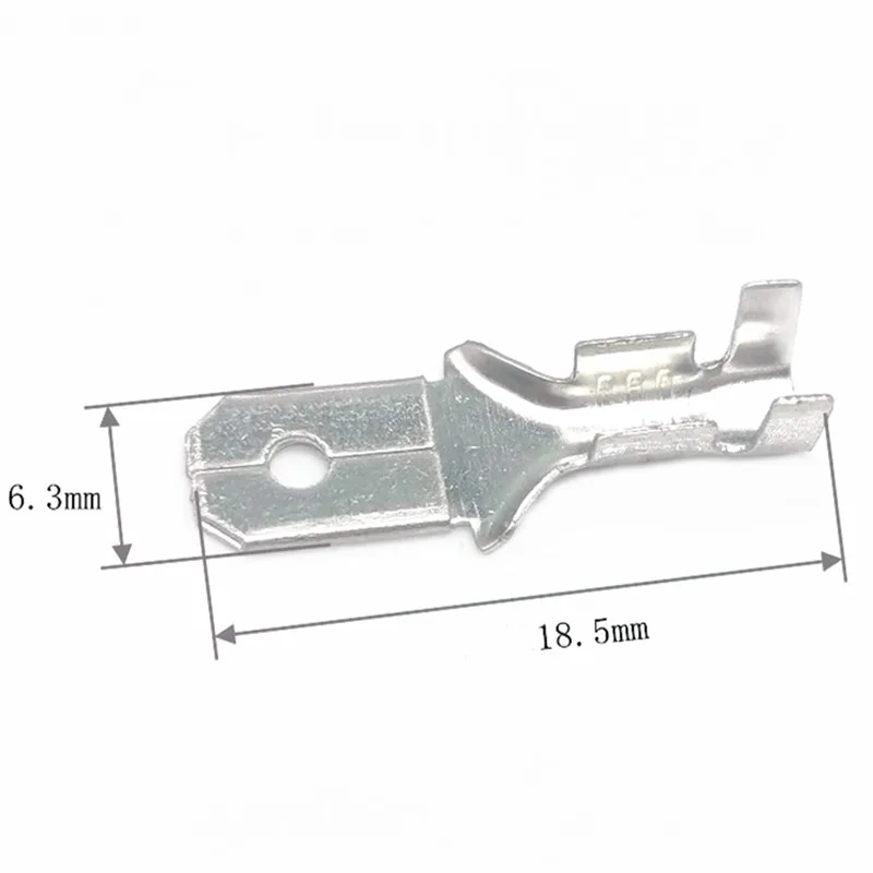 Wire Connectors Heat Shrink Terminal Heat Shrink Connector 100PCS 2.8MM 4.8MM 6.3mm Female and Male Crimp Terminal Car Speaker Electric Wire Connectors And Insulating Sheath
