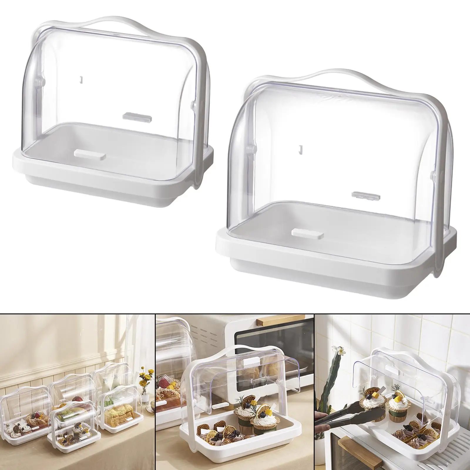 Portable Transparent Drying Tray High Capacity Nursing Bottle Organizer Box for Bathroom Kitchen Cosmetic Baby Products Shampoo