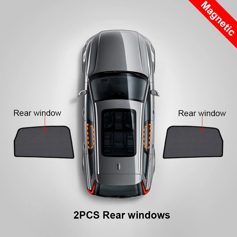 2pcs Rear