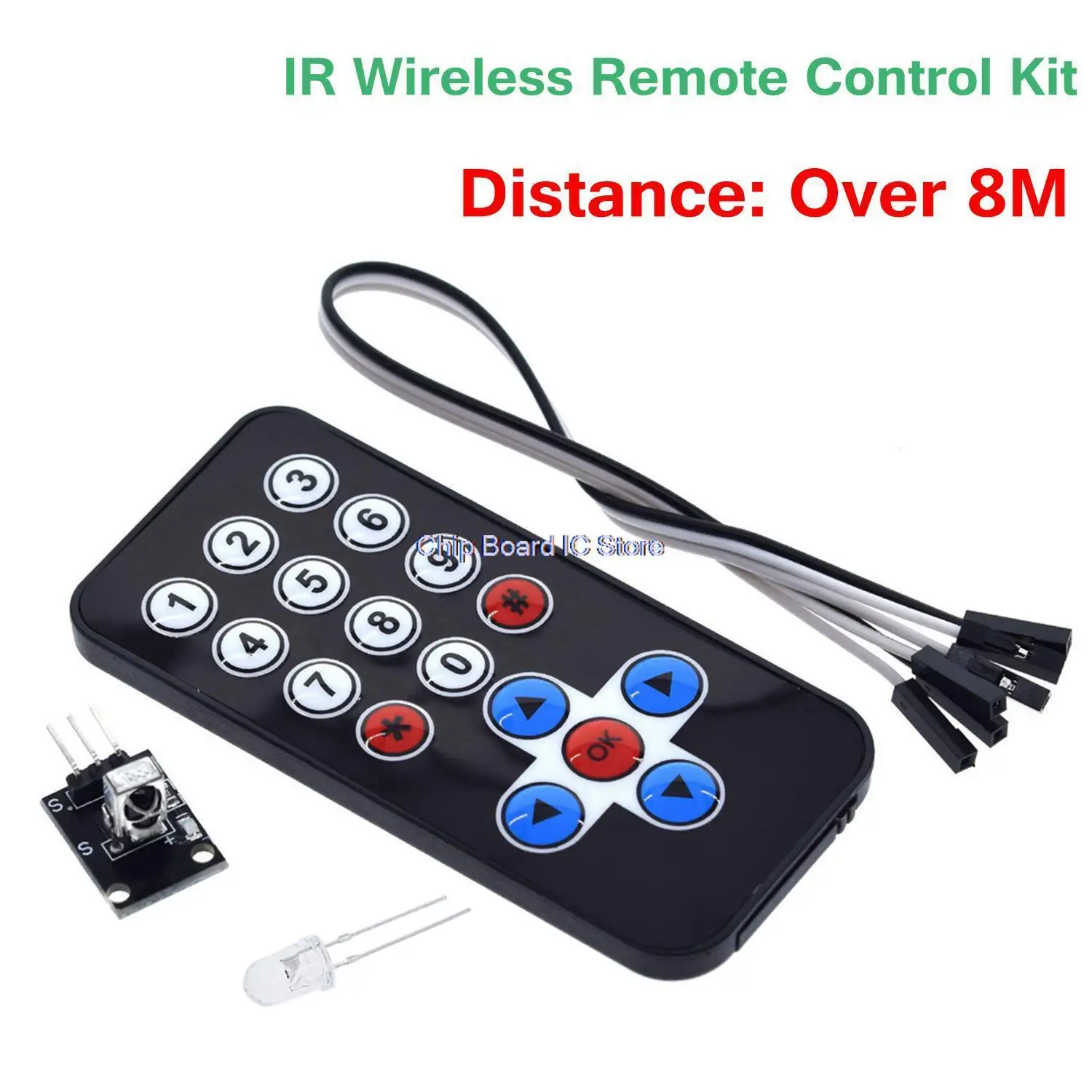 Kit Modulo Telecomando Wireless Ir A Infrarossi Da 1 Lotto Kit Fai Da Te Hx1838 Per Arduino Raspberry Pi