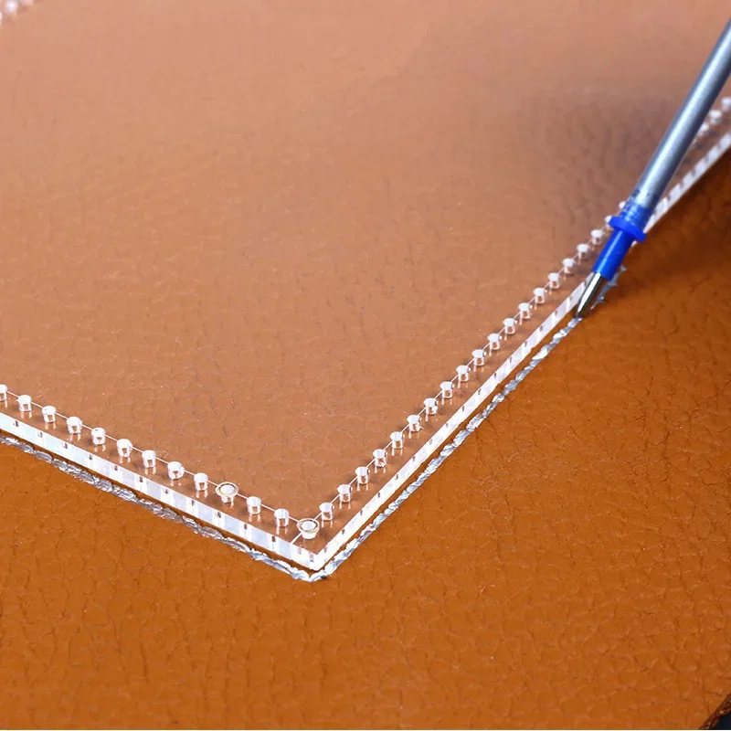 Mini Leather Wallet Template Clear Acrylic Leather Pattern Template DIY Sewing Craft Leathercraft Coin Purse leather craft template,sewing template