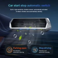 1 pièce, purificateur solaire, fonctionnement automatique, purificateur d'air avec capteur de vibration, peut améliorer manière significative de l'air à l'intérieur de la voiture i 5