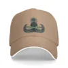 Veterans Owned EOD Badge Hat Baseball Cap Duck Tongue Cap Adult Sandwich Hat Natural 5