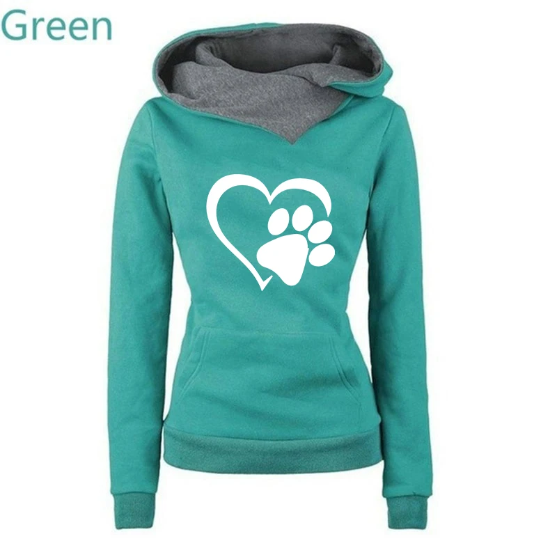 Cute Paw Print Hoodie 2