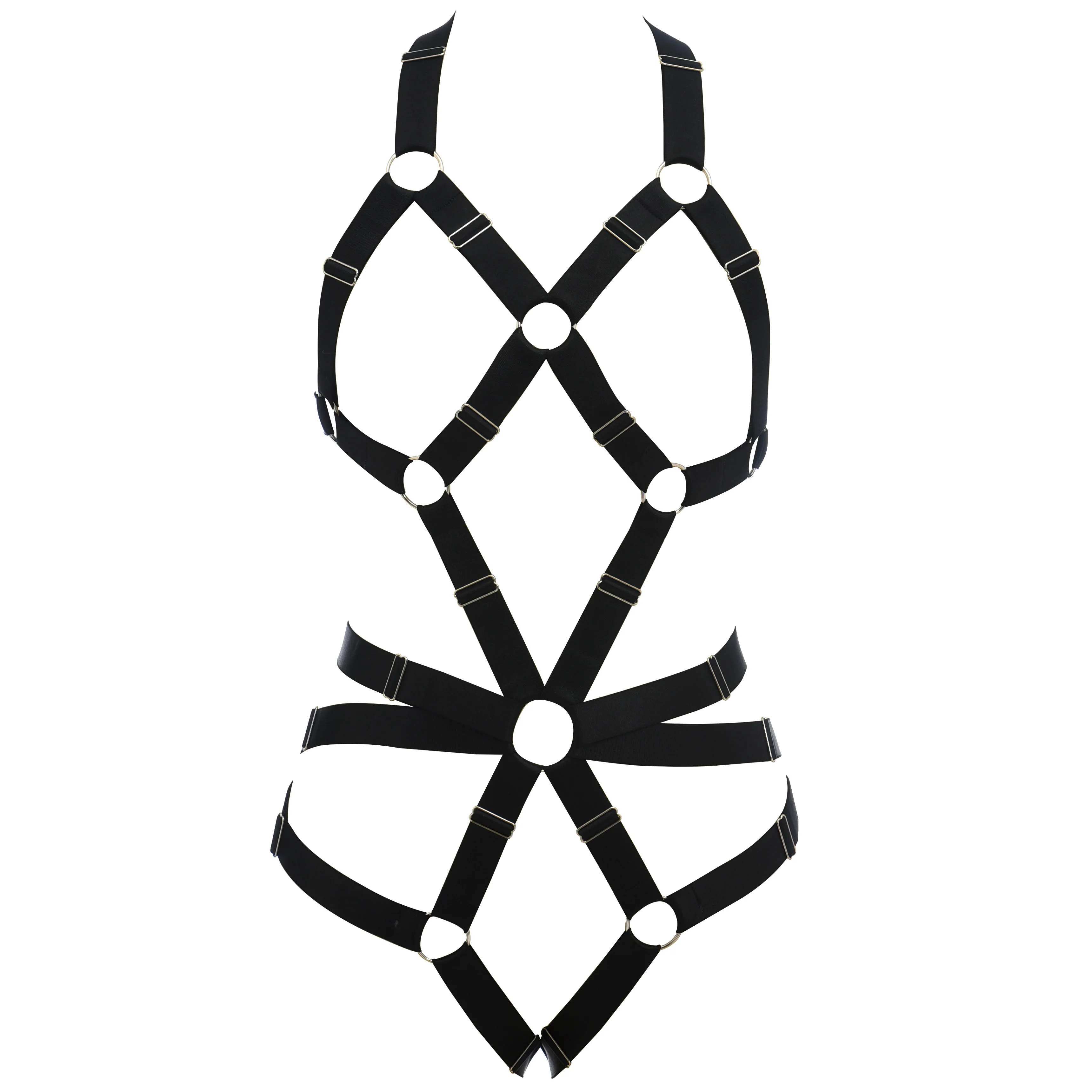 

Дизайнерская серия, яркий набор, разноцветные эластичные пояса, подвязки, ремни для тела, нижнее белье, клетка