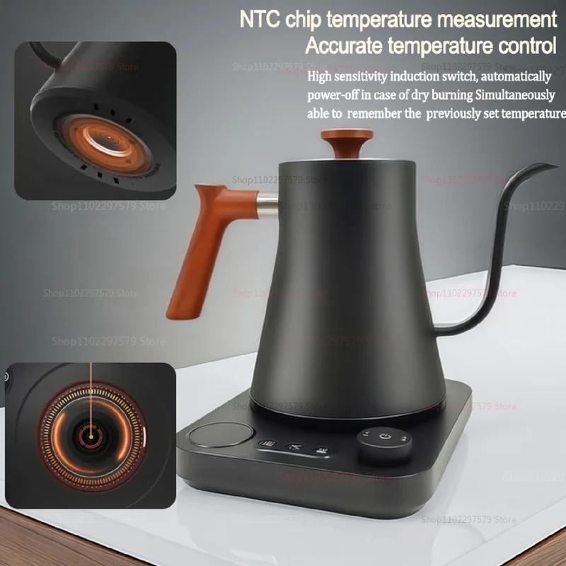 0.9 لتر غلاية القهوة الكهربائية بالتنقيط الفولاذ ا...