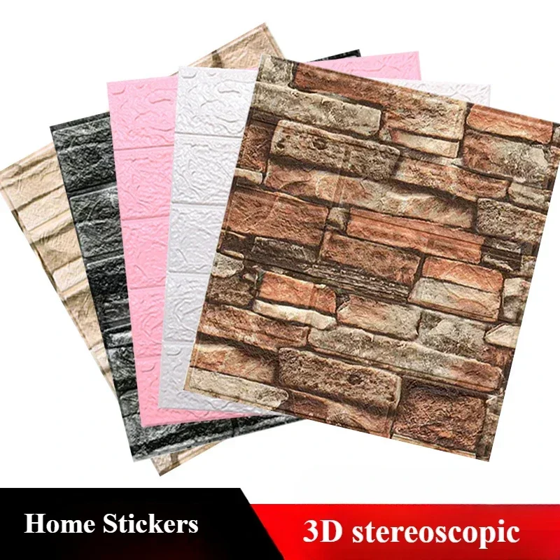 3d Wallpaper three-dimensional wall stickers self-adhesive wallpaper soft package waterproof wall decoration