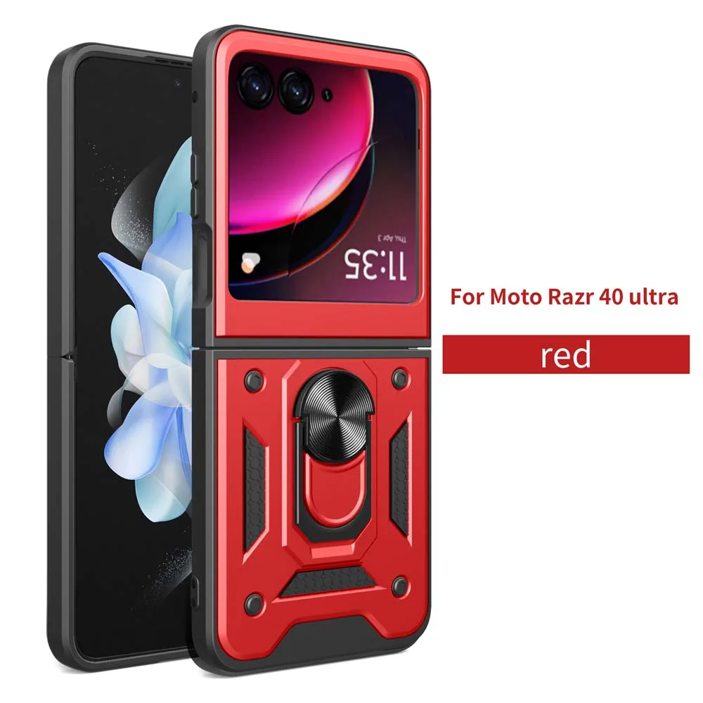 Enhanced Armor Case with Slide Camera Lens Protector and Military-Grade Bumpers