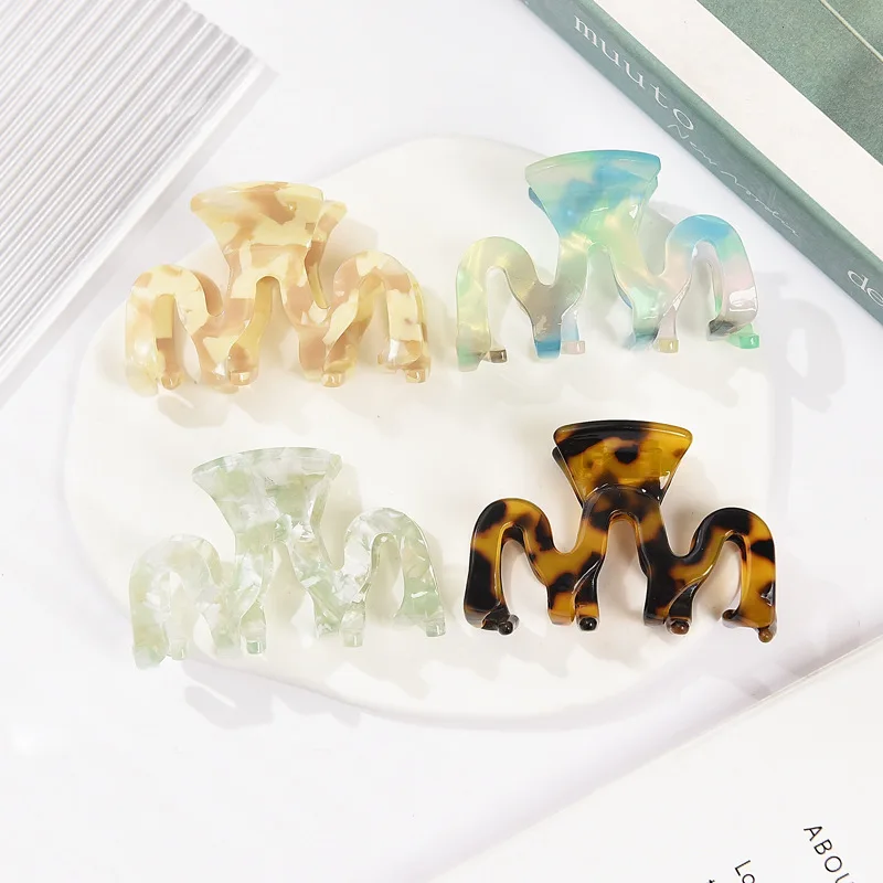 Neue Vintage Acetat Haar Kralle Clip süße Schmetterling Haars pange Haarnadel Haars pangen trend ige Haarschmuck Haars pangen für Frauen Mädchen – Detail 2