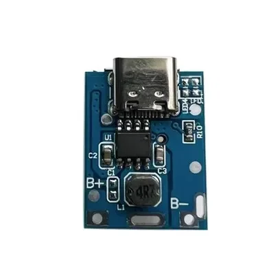 Type-C USB 5V 2A Boost Converter Step-Up Power Module Lithium Battery Charging Protection Board LED Display For DIY Charger step up converter step up module usb converter battery protection board usb charger battery protection module battery charger module electronic component