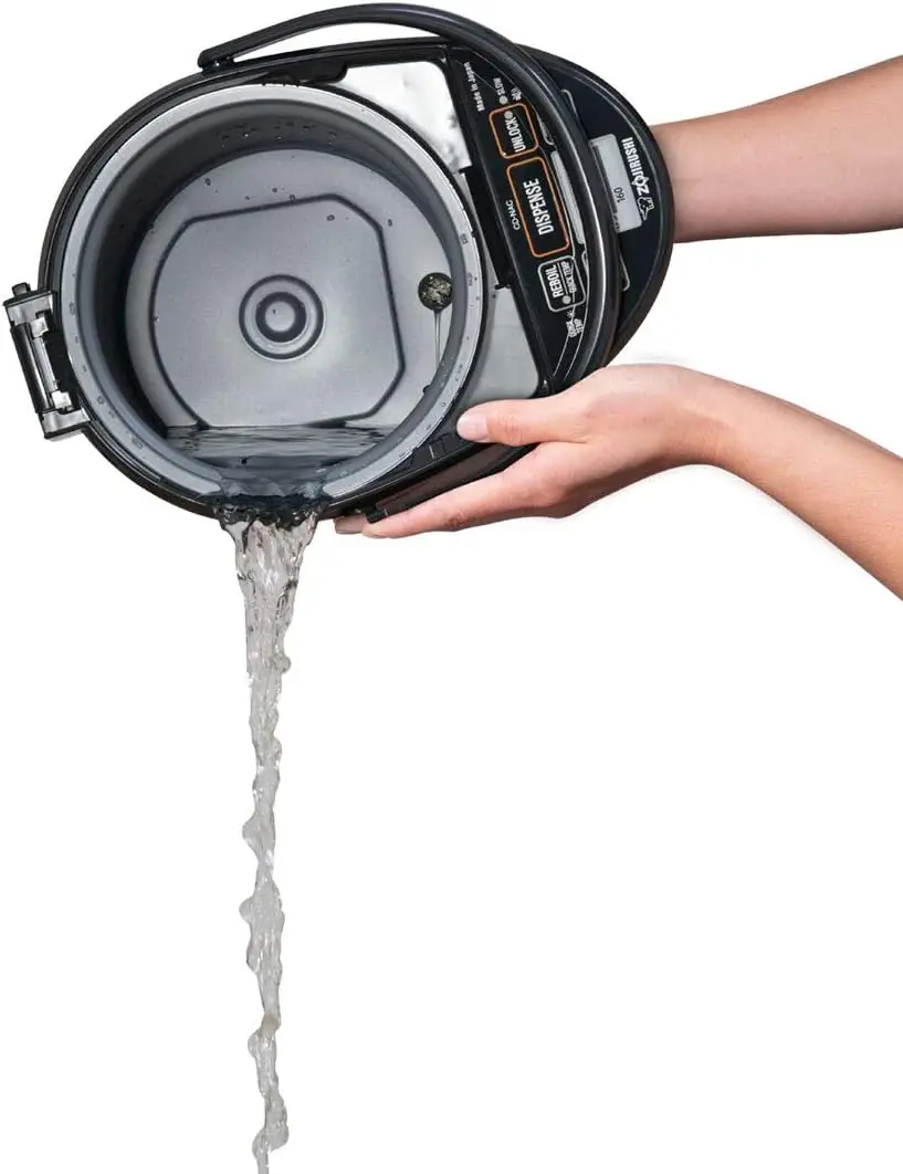 CD-NAC40BM Micom Water Boiler and Warmer (4-Liter, Metallic Black) Easy to Use Optional Quick Temp Mode for 160-deg-F