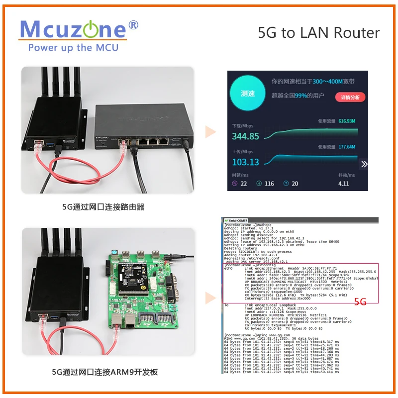 Adaptador do Lan para o Modelo Mr5110 do Router 1gbps Rj45 Usb 30 Cpe Motorista Livre Apto para a Reprodução X86 R5s Rm500u Rm500q Ft650 o - Imagem 3