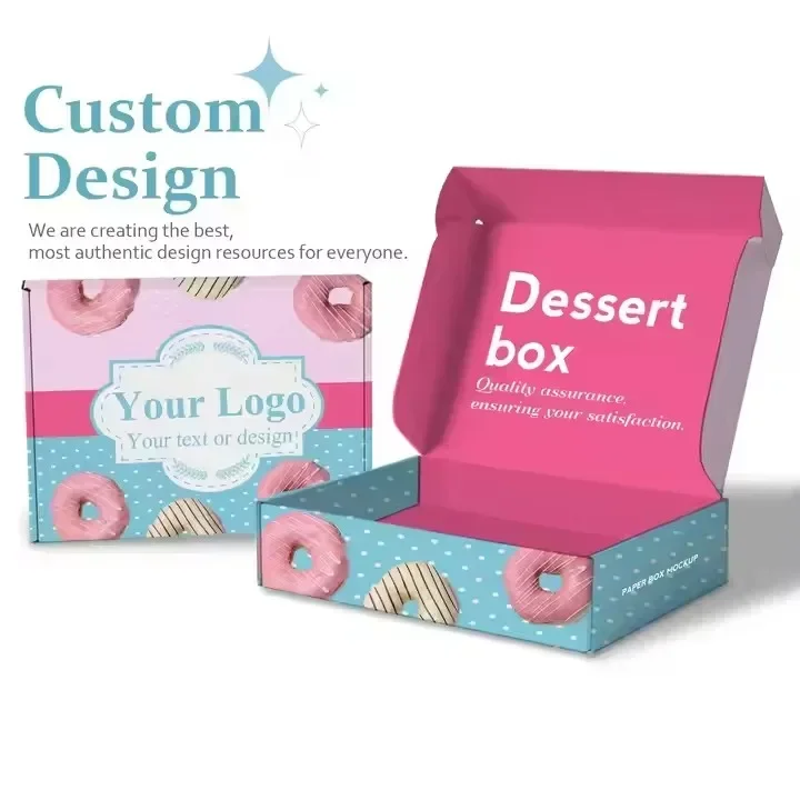 Custom Logo Corrugated Mailer Boxes – Durable Cardboard Gift Packaging with Flat Pack S... - SKU CMB18390 - UGI Packaging