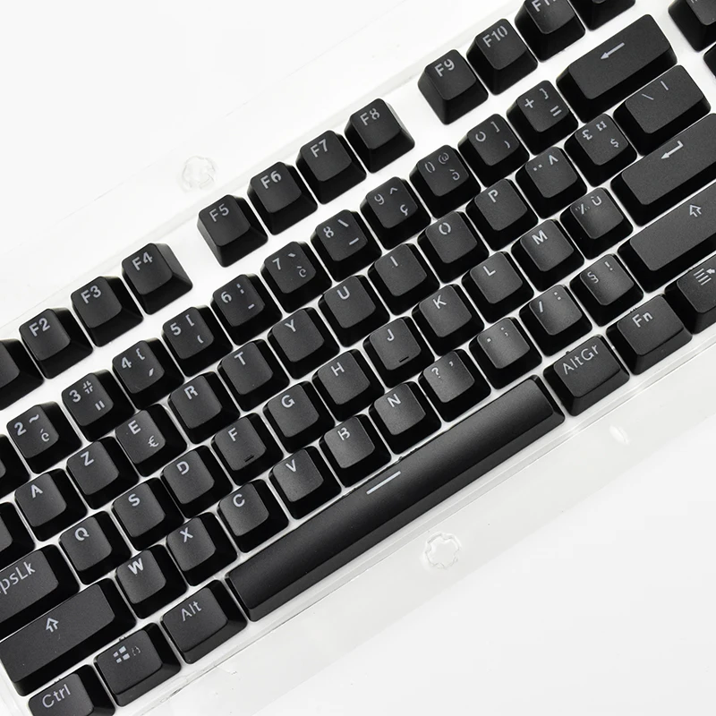 Azerty-francês Keycaps para Teclado Mecânico Compatível com Switches mx Suporte Double Shot Iluminação Led