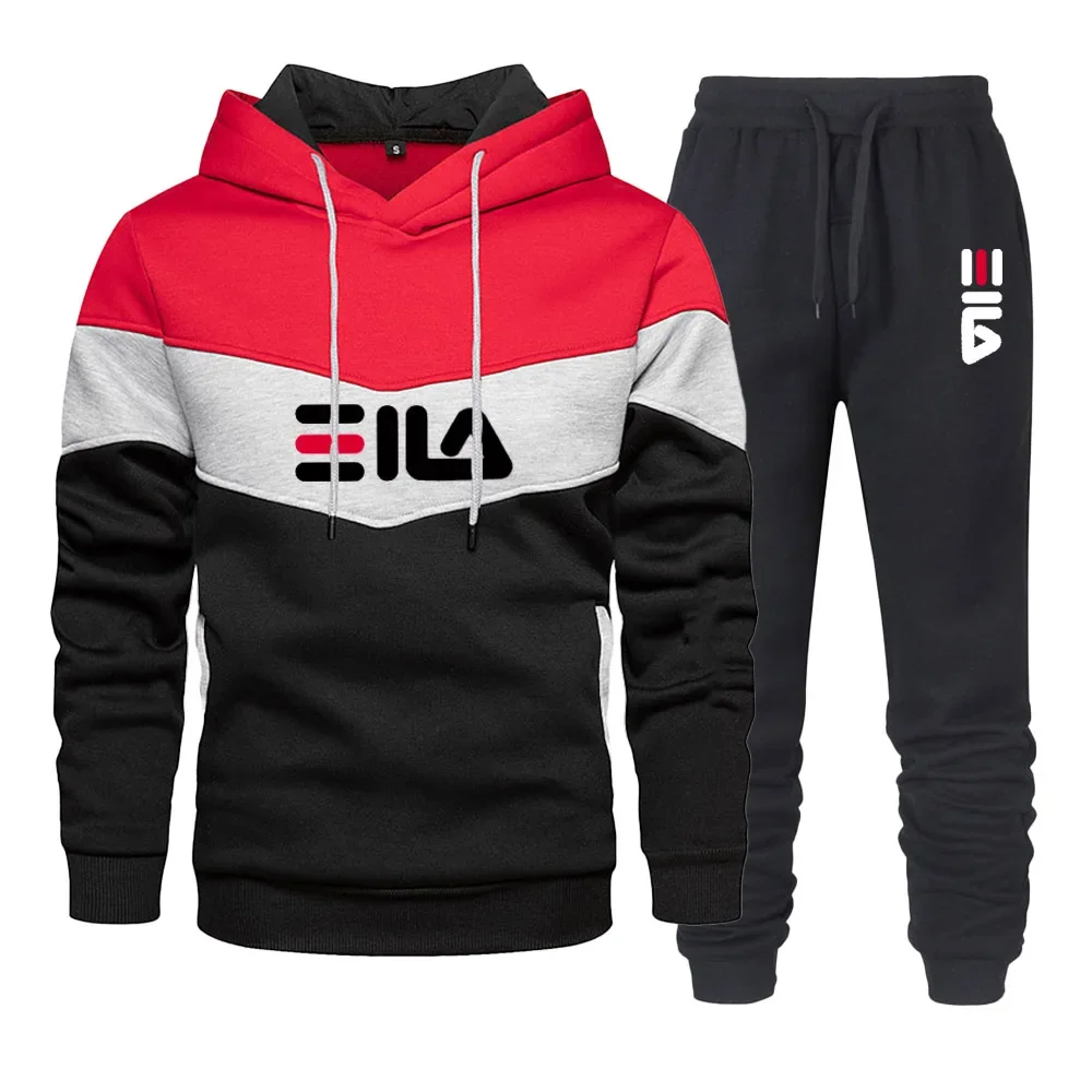 Men's Tracksuit Pants Casual Hoodies + Long Pants 2PCS Set or Print Hoodies Sport Outdoor Clothes Sport Jogging Wear sports suit sports set tracksuit set outdoor suit set