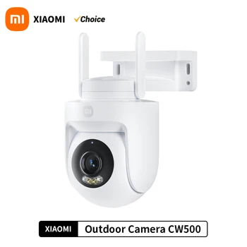 NUOVA Xiaomi Telecamera Esterna CW500 Protezione di Sicurezza WiFi 6 CCTV 3K Risoluzione Ultra HD Visione Notturna a Colori IP66 Smart Home