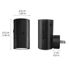 Cylindrical LED Night Light Plug in Modern Wall Lamp Sensor Adjustable Brightness Dimmable Night Lights for Hallway Bedroom 6
