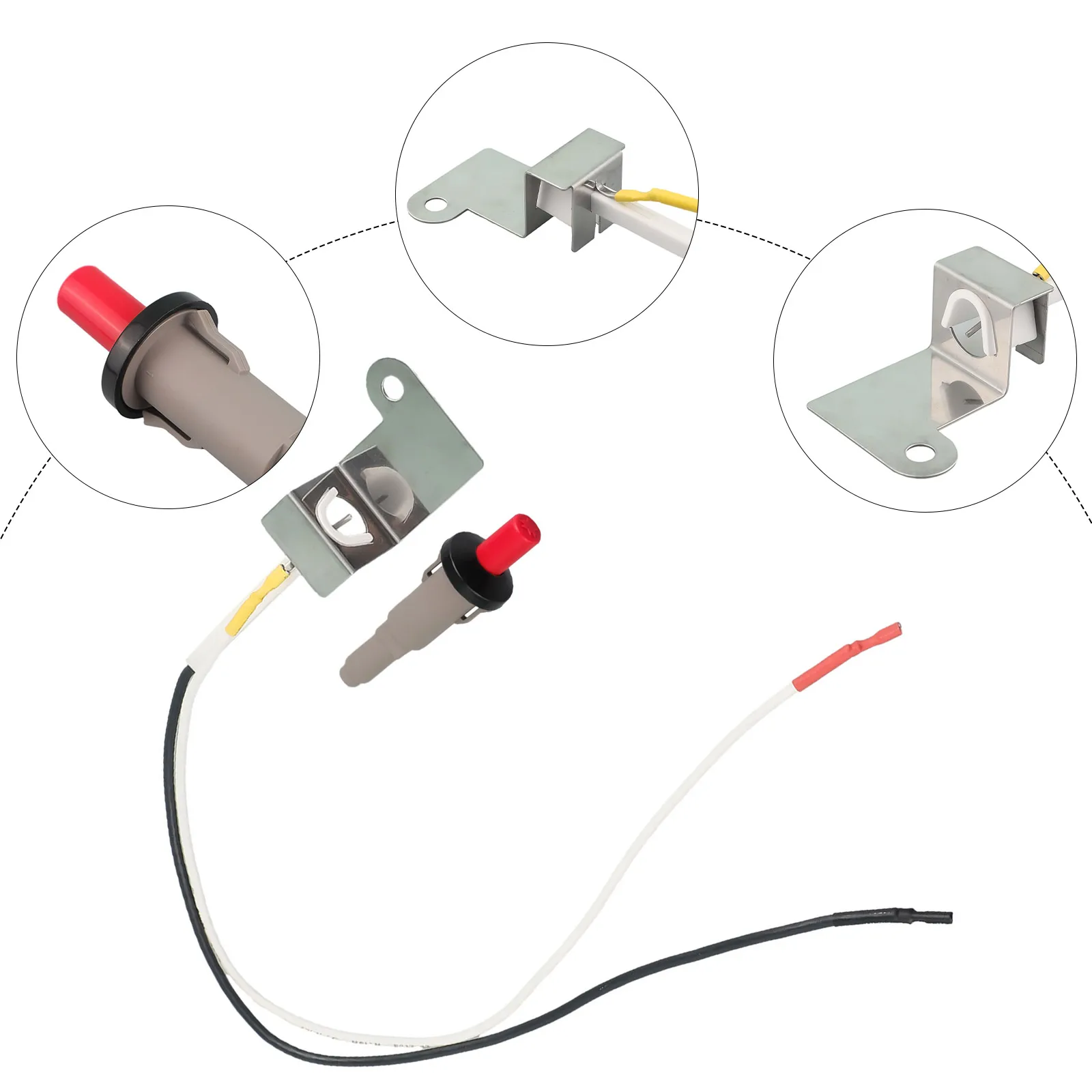 

Ignition Kit Push Button Ignition Use Even For Beginners With Black Wire With White Wire Easy To Assemble For Durability New