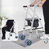 Elderly Walking Walker with Directional Wheels, Assisted Walking Cart, Can Sit Assisted Walker, Walking Fall Prevention Walker 1