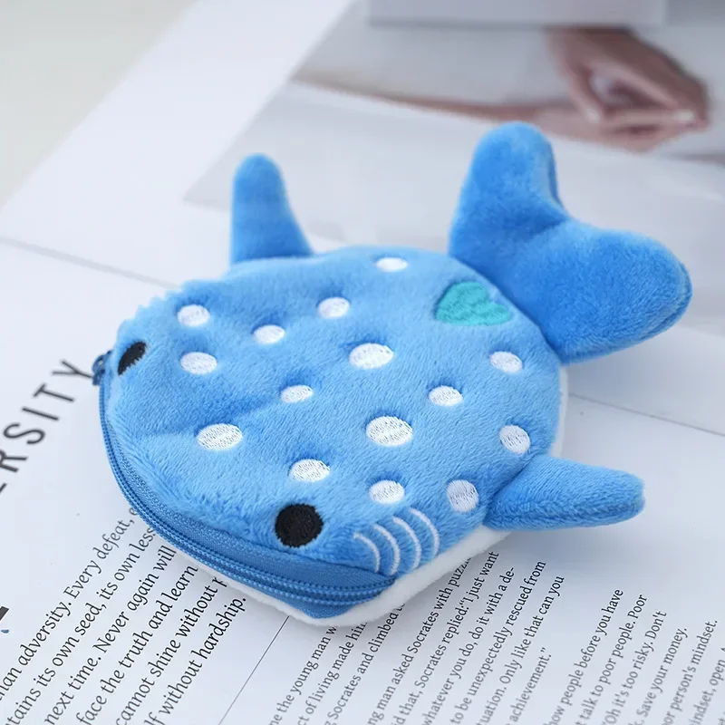 Cute Animal Plush Coin Purse with Keychain - Mini Wallet and Gift