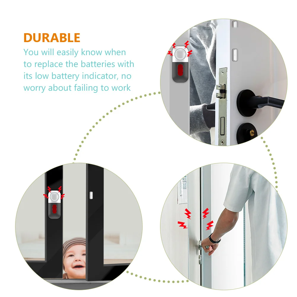 Door and Window Alarm Alarms for Home Security Doors When Opening Sensors Kids Safety