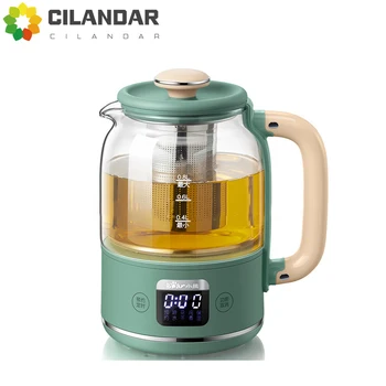 건강 컵 건강 냄비, 사무실 가정용 휴대용 차 전기 냄비, 0.8L 주전자, 꽃 차 밥솥, 곰 다기능 YSH-C08T