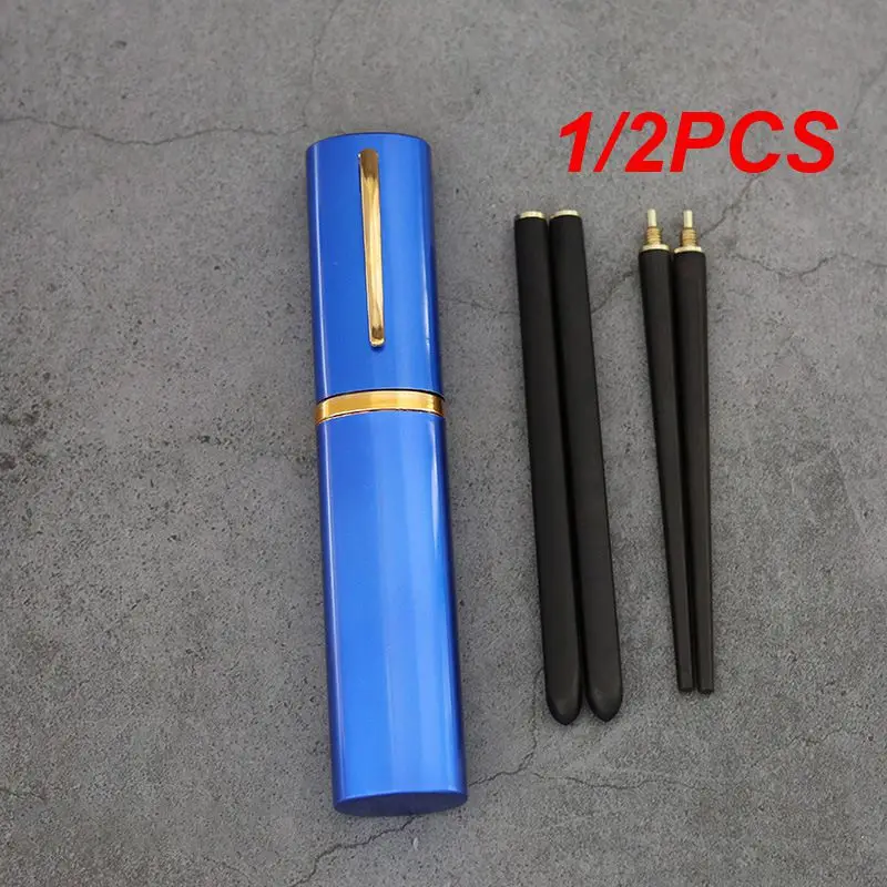 

1/2PCS Foldable Chopsticks Portable Outdoor Utensils Detachable Collapsible Solid Wood / Stainless Steel Chopsticks with Storage
