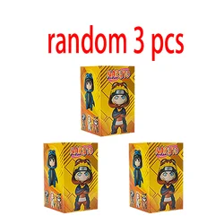 Naruto Anime Blind Box Figures - Collectible Action Figurines and Decorative Ornaments (Random 3 pcs)