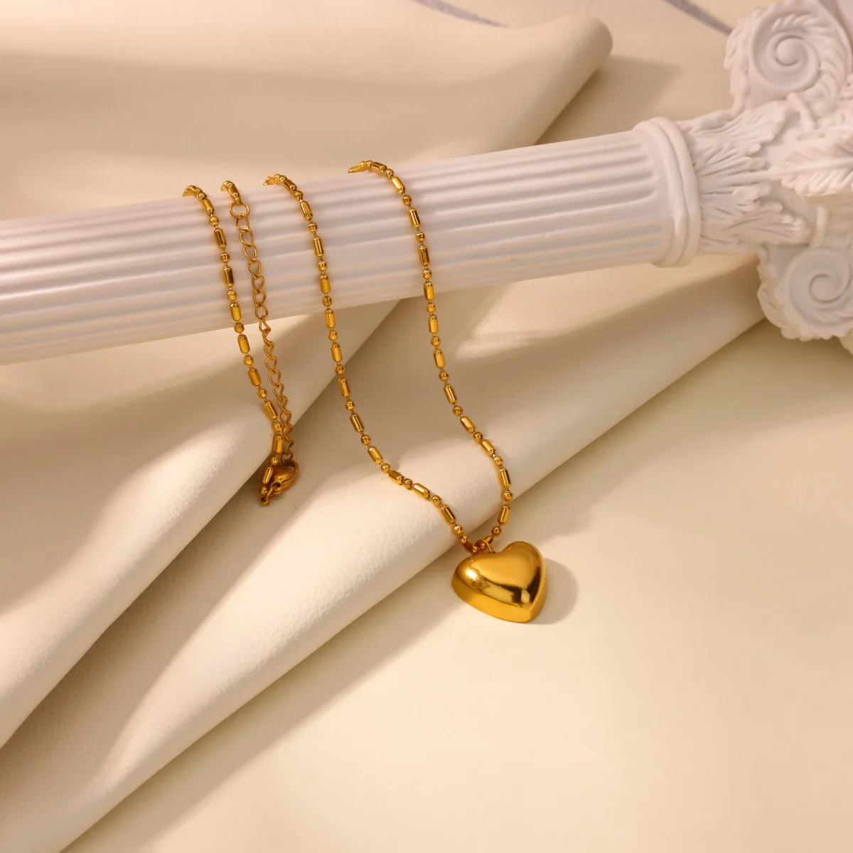 Stainless Steel Necklace Pendant Heart
