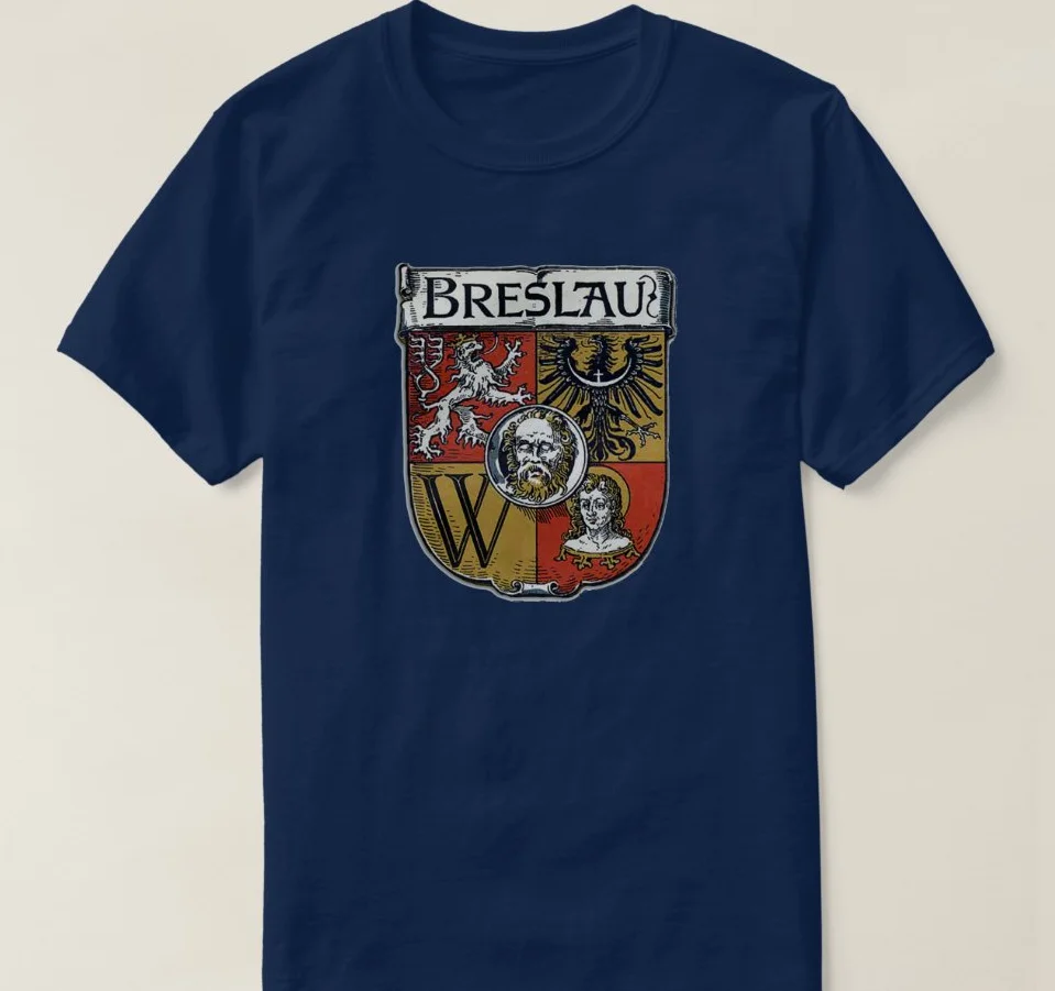 Europa Style Silesia Breslau City Badge Printed Mens Gift T-Shirt. Summer Cotton Short Sleeve O-Neck Unisex T Shirt New S-3XL 5