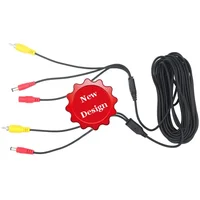 6 M/10M/15M car video RCA extension cable 2-in-1 for backup camera line - Image 5