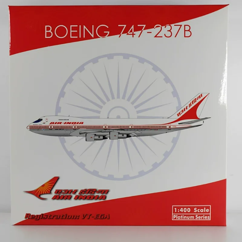 1:400スケールB747-200 VT-EGA飛行機モデルair india airplan