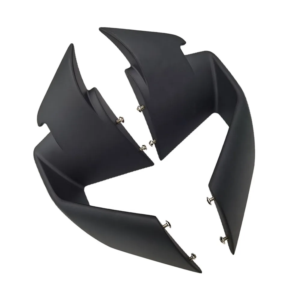 

Matte Black Front Spoiler Fixed Wind Winglets for BMW S1000RR M1000RR ABS Material Aluminum Bracket Universal Fitment