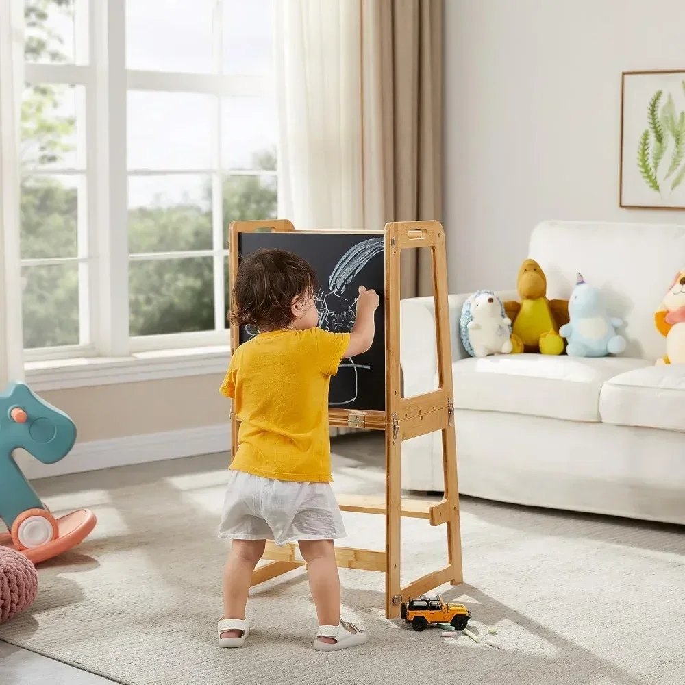 4-in-1 Toddler Standing Tower 3