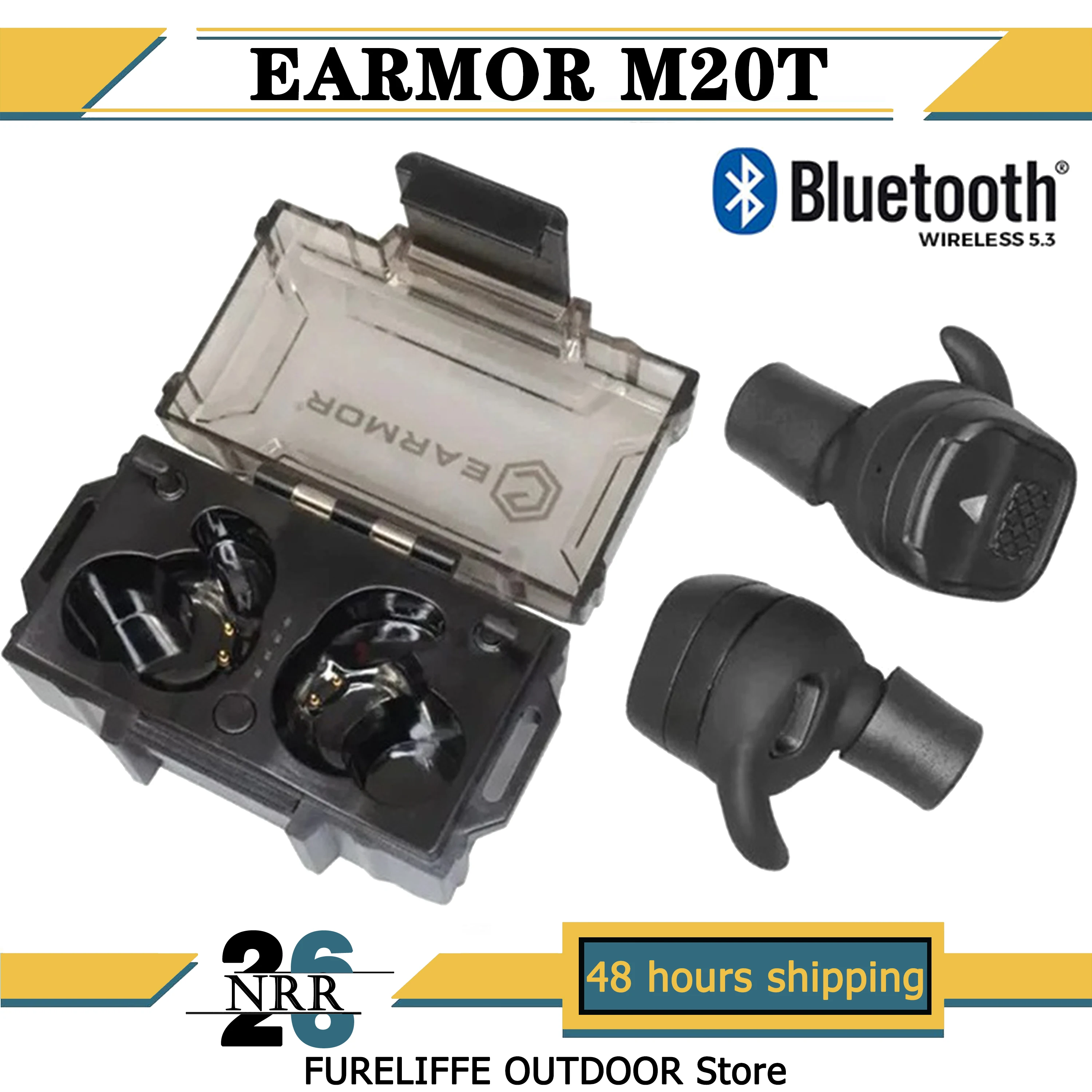 Military Earmor M20t Bluetooth Tactical Headset Electronic Noise