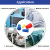 105 Pcs High Temp Masking Plugs Powder Coating Silicone Cone Plugs Assortment Kit Car Maintenance Reusable Accessories 6