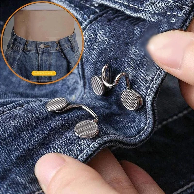 Baoqifong Serre Taille Pantalon - Boutons-Épingles Pour Jeans Baoqifong Serre Taille Pantalon - Boutons-Épingles Pour Jeans