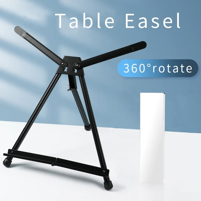 15 Aluminum Tabletop Display Easel, Collapsible Folding Frame