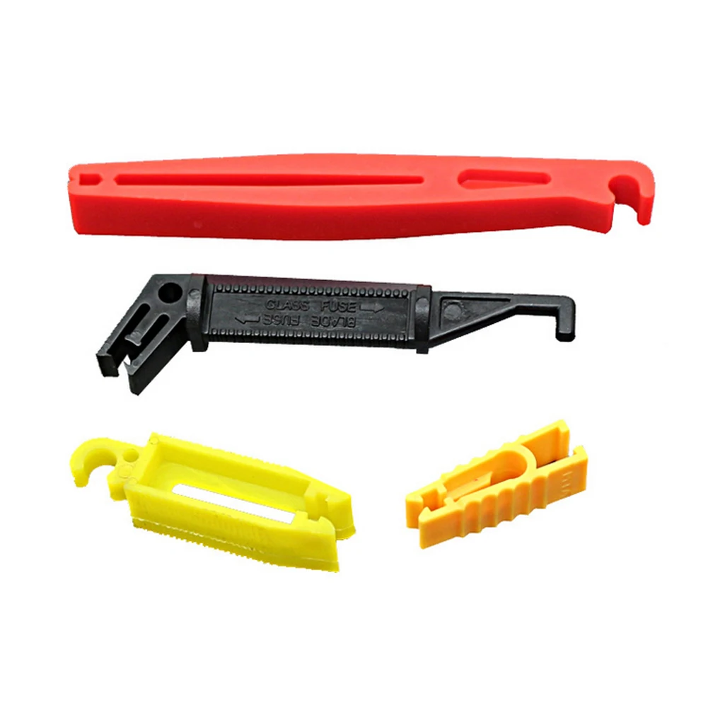 

4pcs Automobile Car Fuse Puller Plier Remover Tools Fuse Clip Tool Extractor Removal For Car Fuse Holder Car Accessories