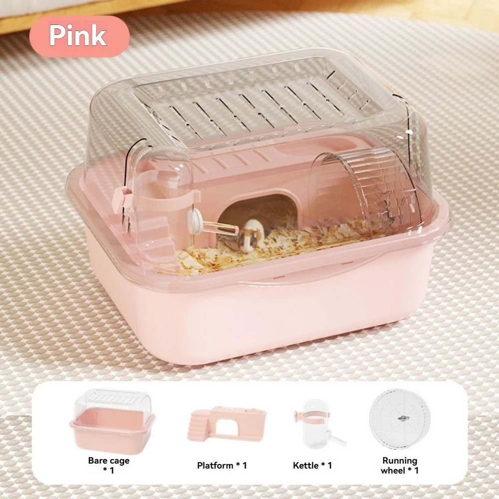 Pink Hamster Cage