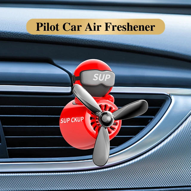 Aircraft Car Aromatherapy Air Outlet Fragrance Bear Pilot Auto Parts Car  Freshener - AliExpress