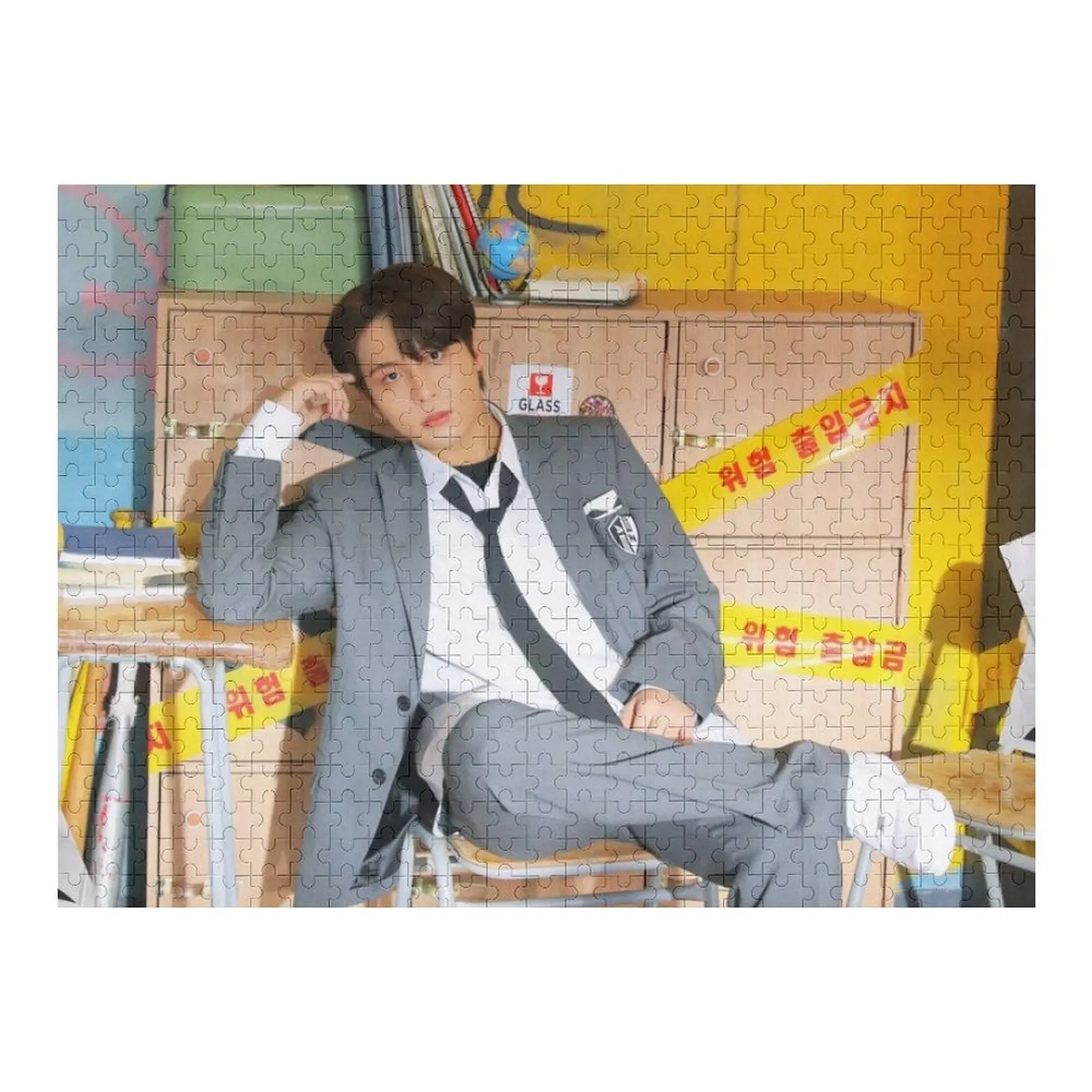 

Jongho ATEEZ THE REAL Jigsaw Puzzle Personalized For Kids Woodens For Adults Custom Custom Gifts Personalized Gift Ideas Puzzle