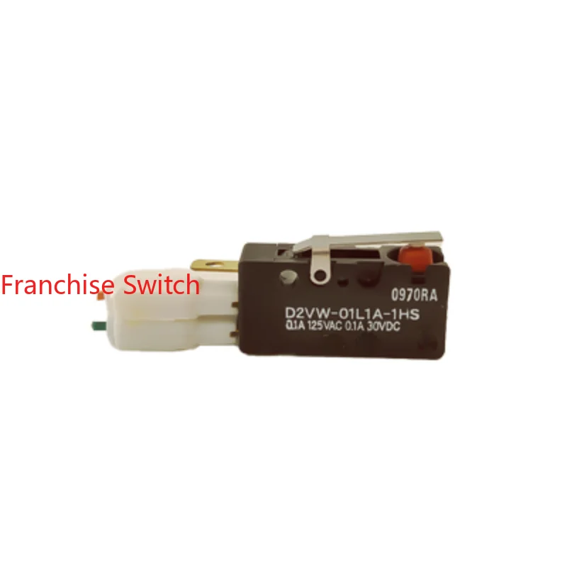 1PCSWaterproof Large Micro Switch D2VW-01L1A-1HS With Handle And 3 Pins 5pcs taiwan normally open and closed 3 feet 3a125v small micro switch small micro with handle limit travel switch dm 03 switch