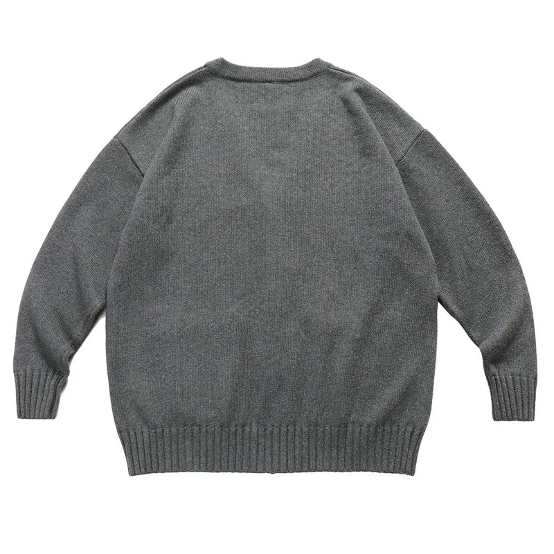 WTAPS 남성용 가을 겨울 스웨터 가디건, 일본 하라주쿠 스타일, 루즈 캐주얼 니트 카디건, 스웨터 재킷, 트렌드 브랜드