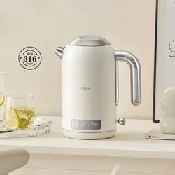 1700ml Electric Kettle 316 Stainless Steel Smart Temperature Display Fast Boil Kettle Baby Constant Temperature Kettle 1800W