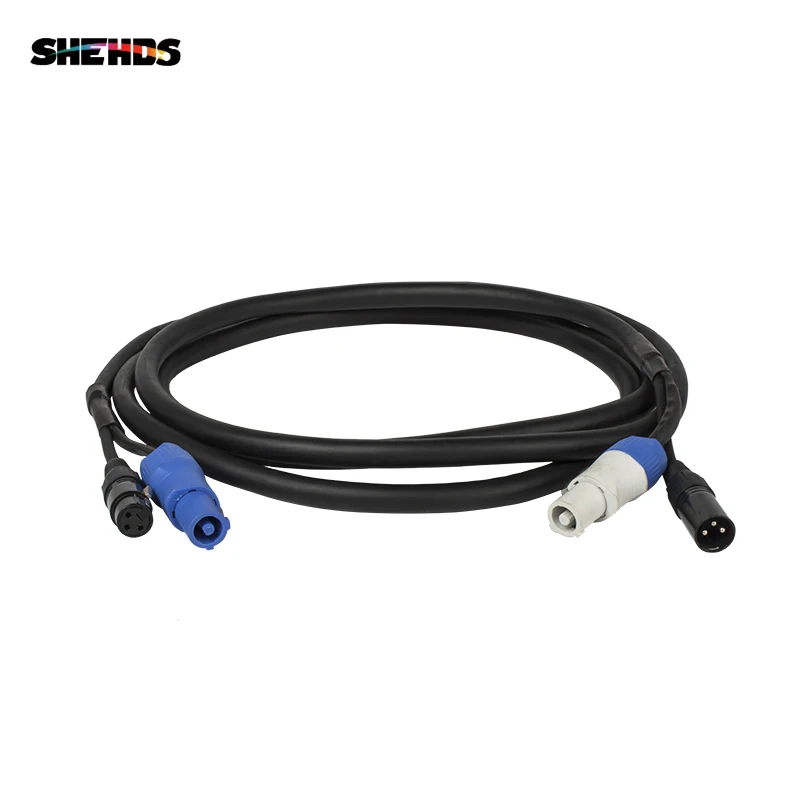 SHEHDS 2/3 Meters Combination Of Powercon Plug And DMX Signal Line
